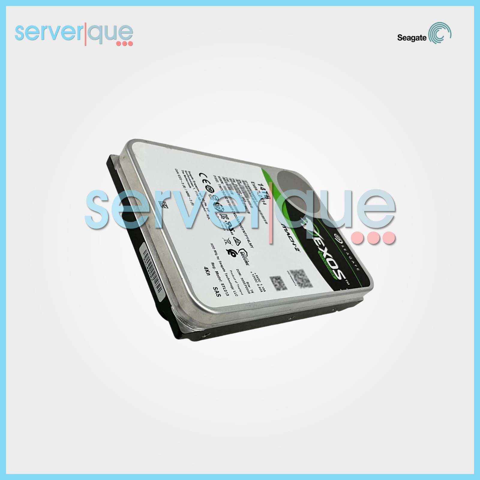 ST14000NM0001 Seagate Exos 2X14 14TB MACH.2 3.5 7.2K SAS 12Gbps 4Kn Internal HDD
