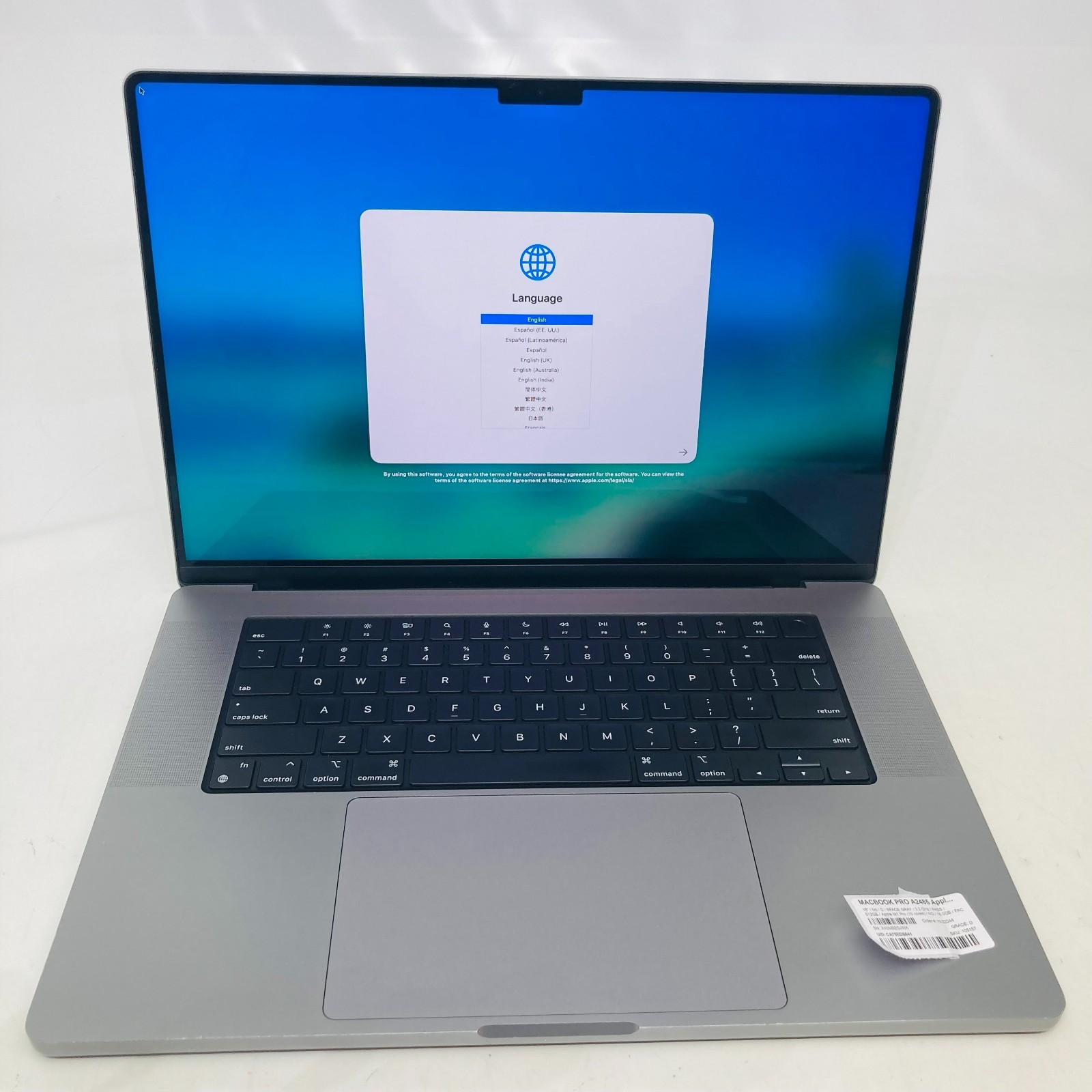 APPLE MACBOOK PRO 16″ A2485 M1 PRO 10-CORE 16-CORE 3.2GHz 32GB 512GB SPACE GRAY