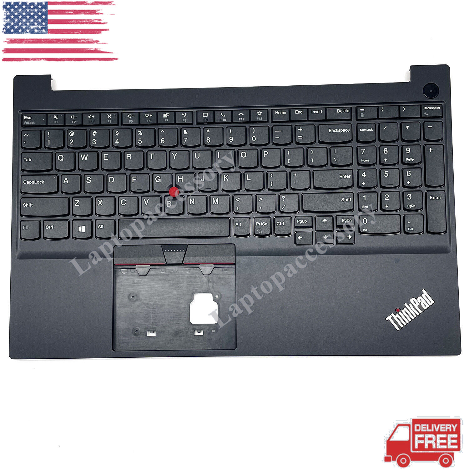 New For Lenovo Thinkpad E15 Gen2 20T8 20T9 Palmrest Keyboard Black 5M10W64513 US