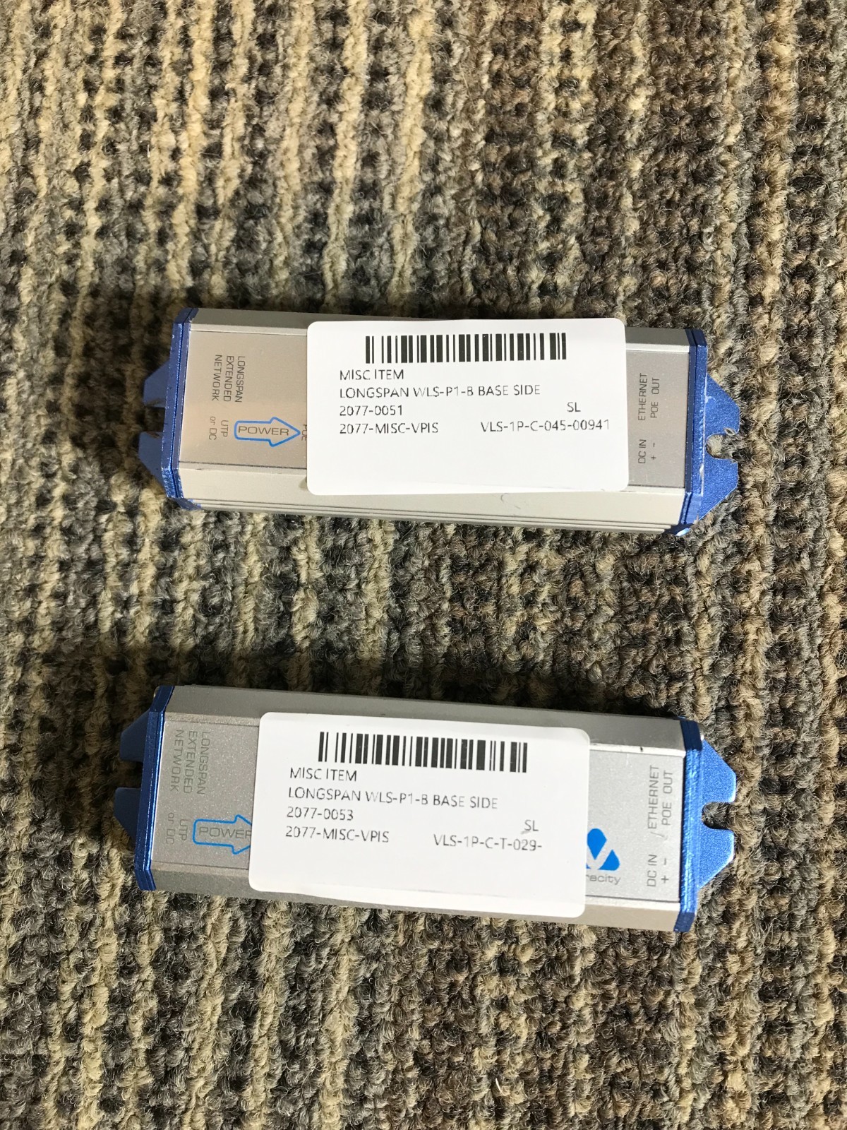 (LOT OF 2 ) Veracity VLS-1P-C Longspan Base Side Network*