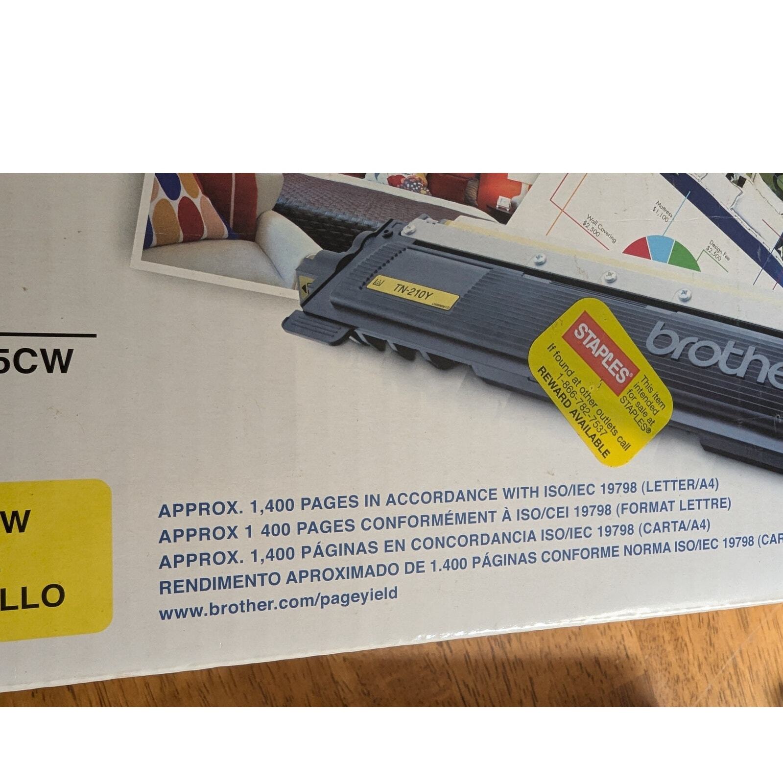 New Brother Color Toner Cartridge -Yellow Tone