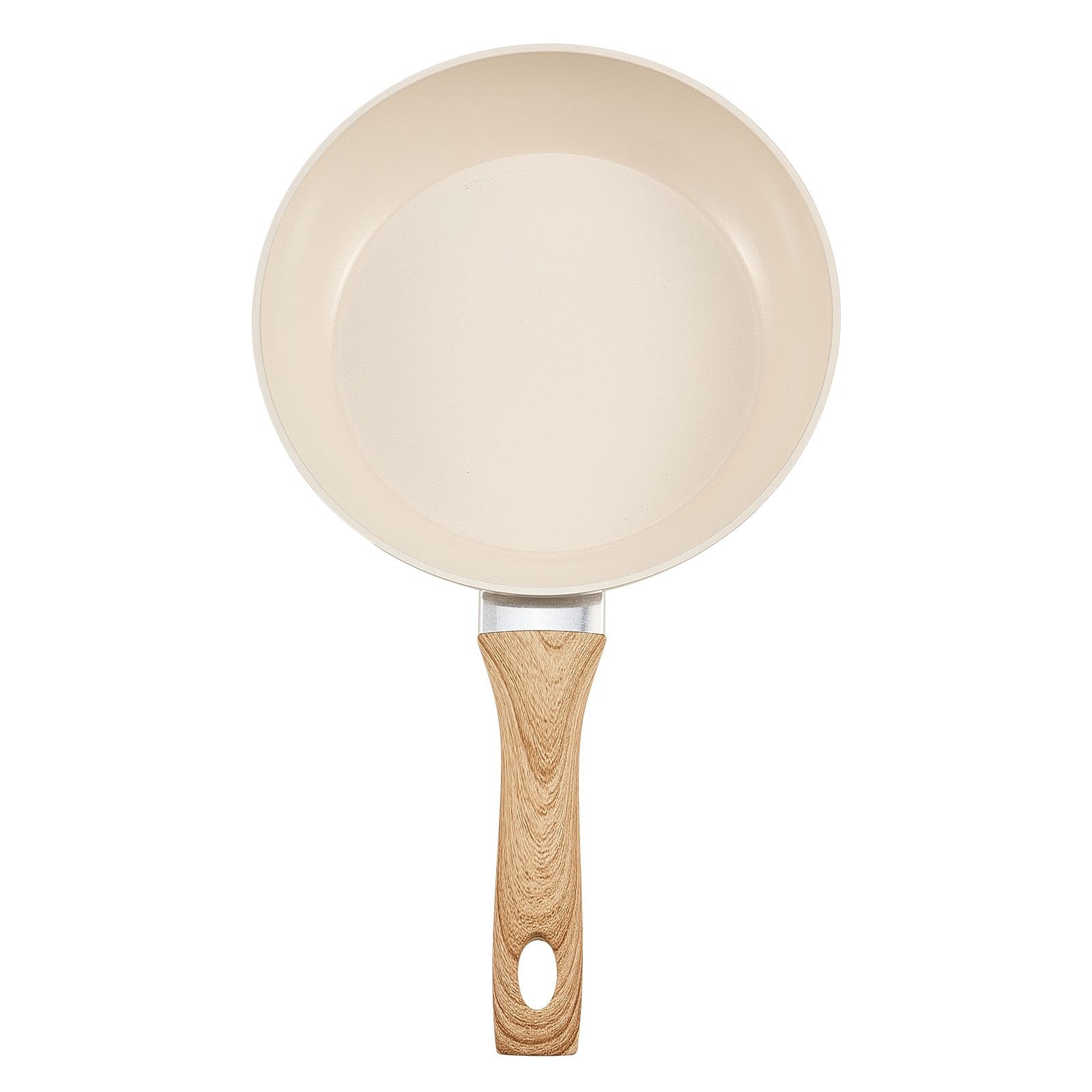 Frying Pan Skillet, Aluminum Egg Fry Pans, 3 Piece (8, 9.5, 11 in), Nonsitck Cer