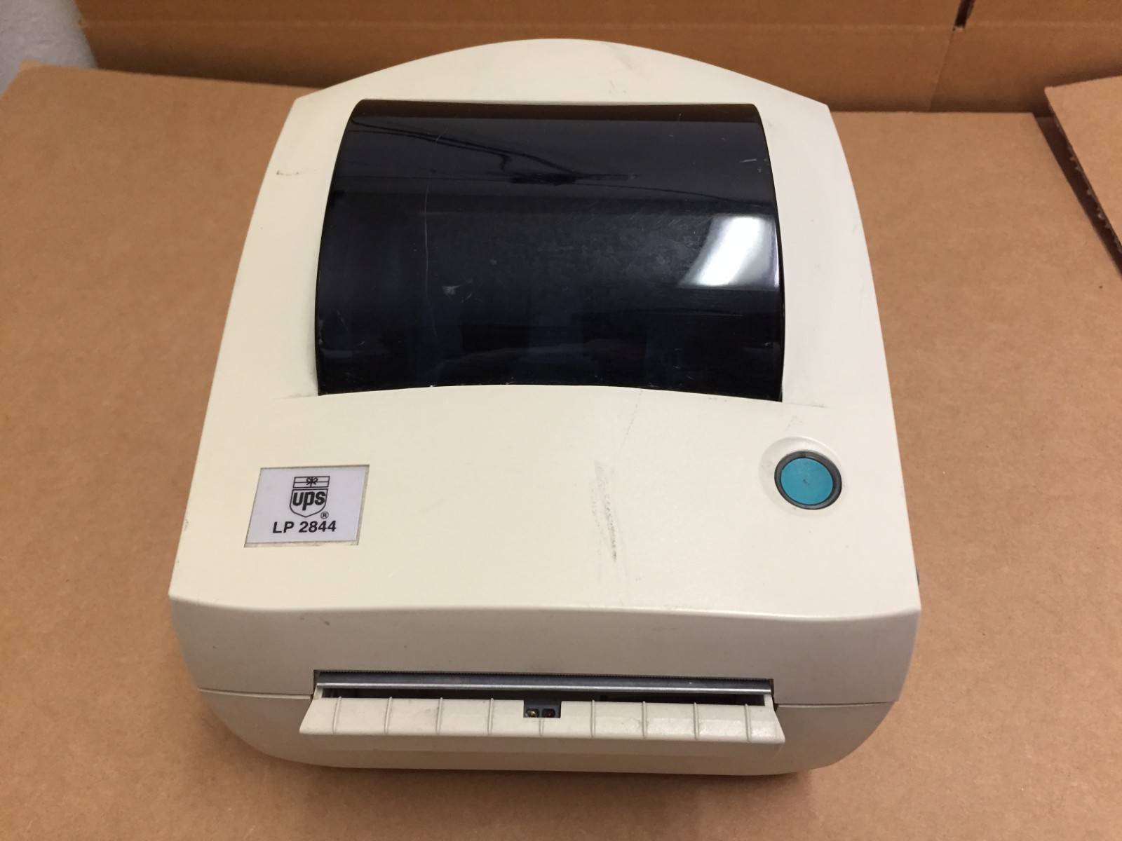 Zebra Eltron UPS LP 2844 Parrellel/Serial/USB Thermal Label Printer No AC-Tested