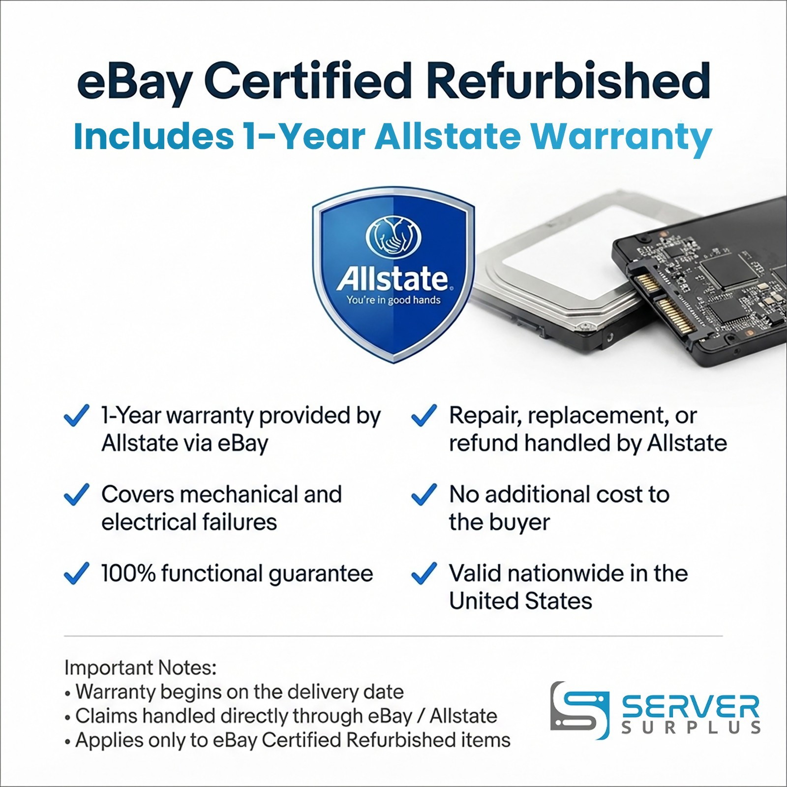 3RD PARTY 1.2TB 10K 6Gb/s 2.5″ SAS HARD DRIVE HP DL360 DL380 G8 G9 G10