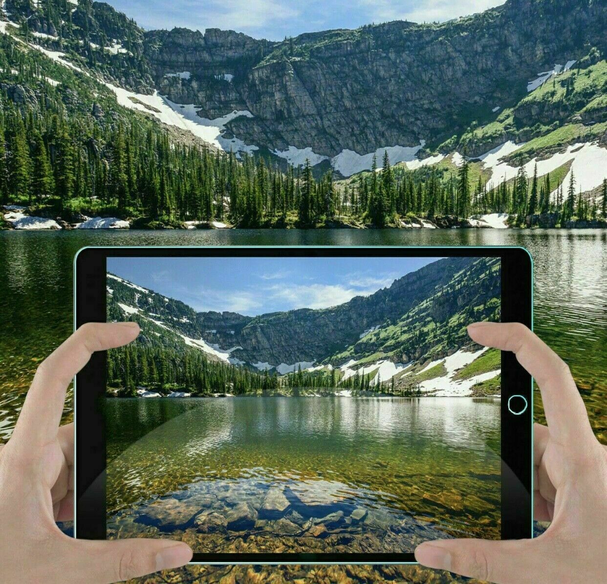 [2-Pack] Tempered GLASS Screen Protector for Apple iPad 9th/8th Generation 10.2″