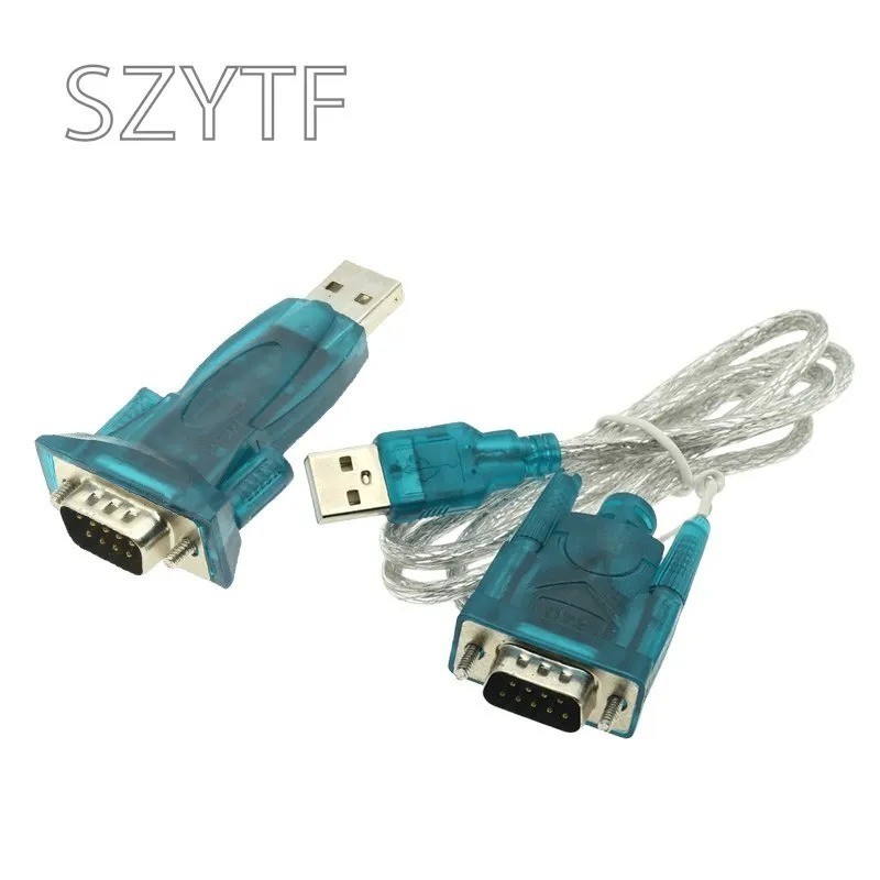 3Ft Translucent USB 2.0 to DB9 RS232 Serial Converter 9 Pin Adapter Cable PDA