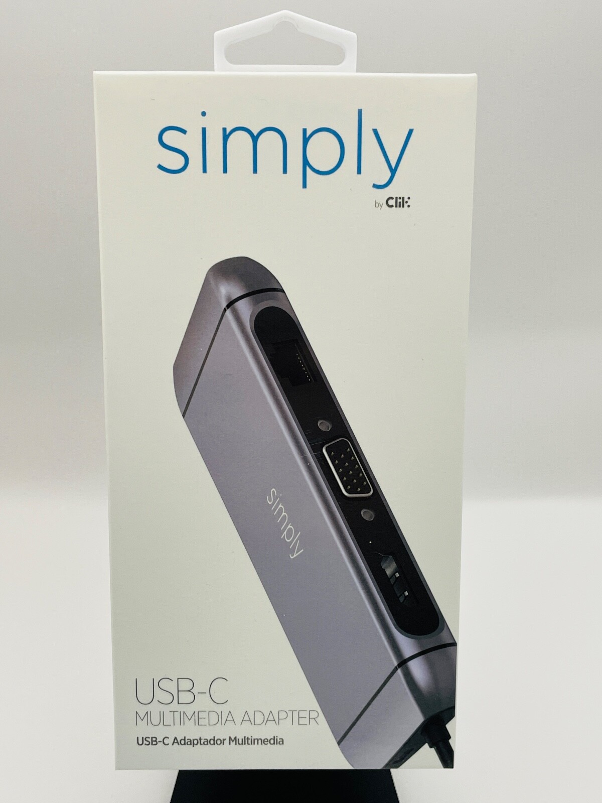 USB-C 9 port adapter BY CLIK, USB 3.0, VGA, HDMI, RJ45, SD/TF, Power Delivery