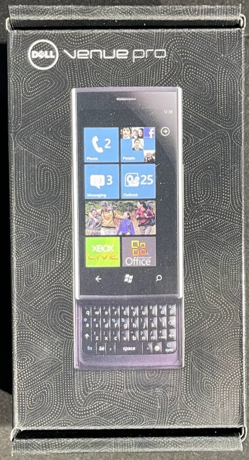 Dell Venue Pro Windows Phone 7.5 w/ Vertical Slide & Battery in Box / K6D9T