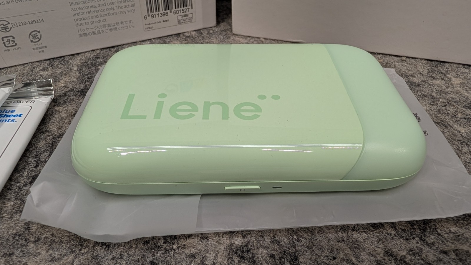 Liene Pearl K100 2×3″ Portable Photo Printer – Green (100 Zink Photo Papers) NEW
