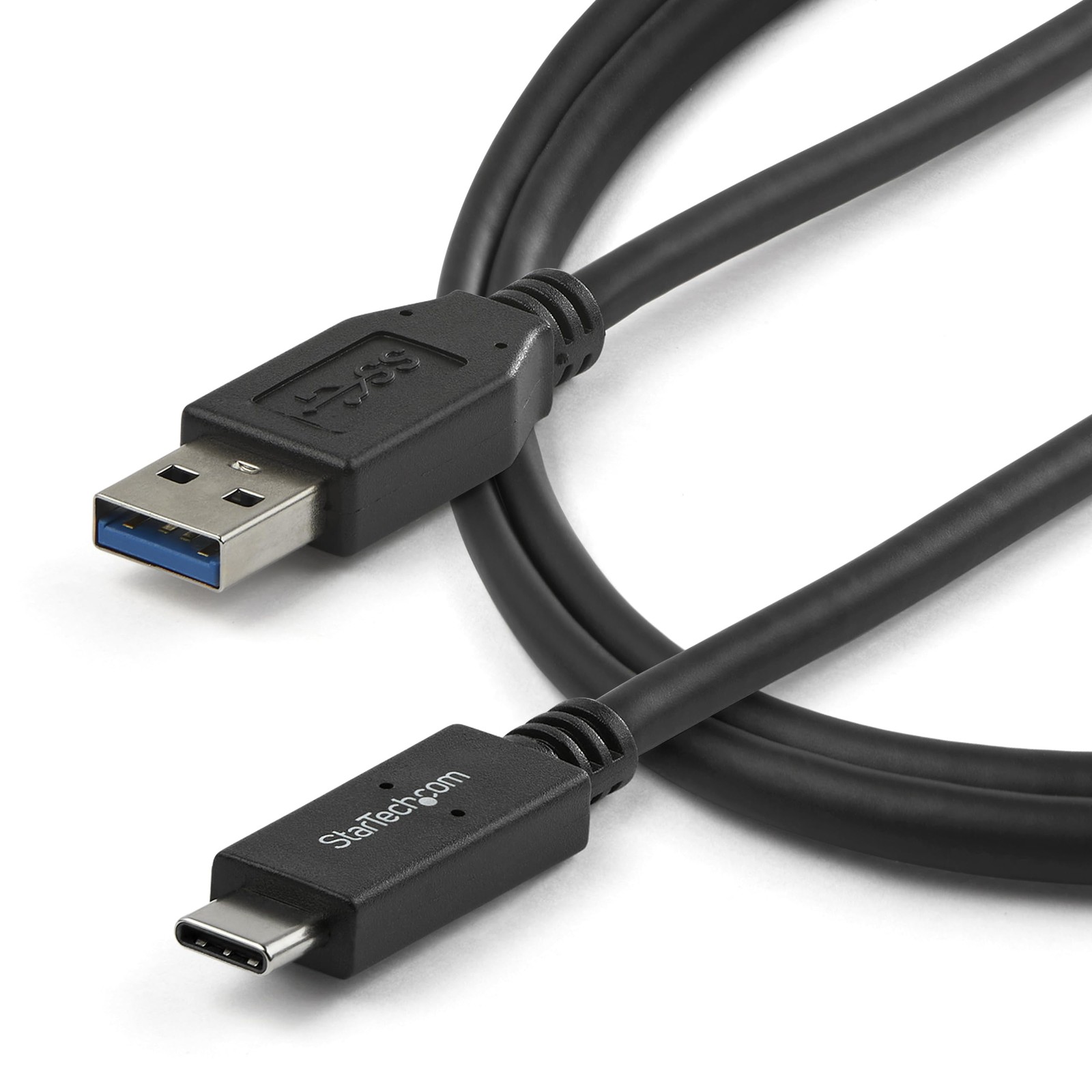 StarTech 3ft (1m) USB-A to USB-C Charging Cable, 10Gbps, 3 ft / 1m, Black
