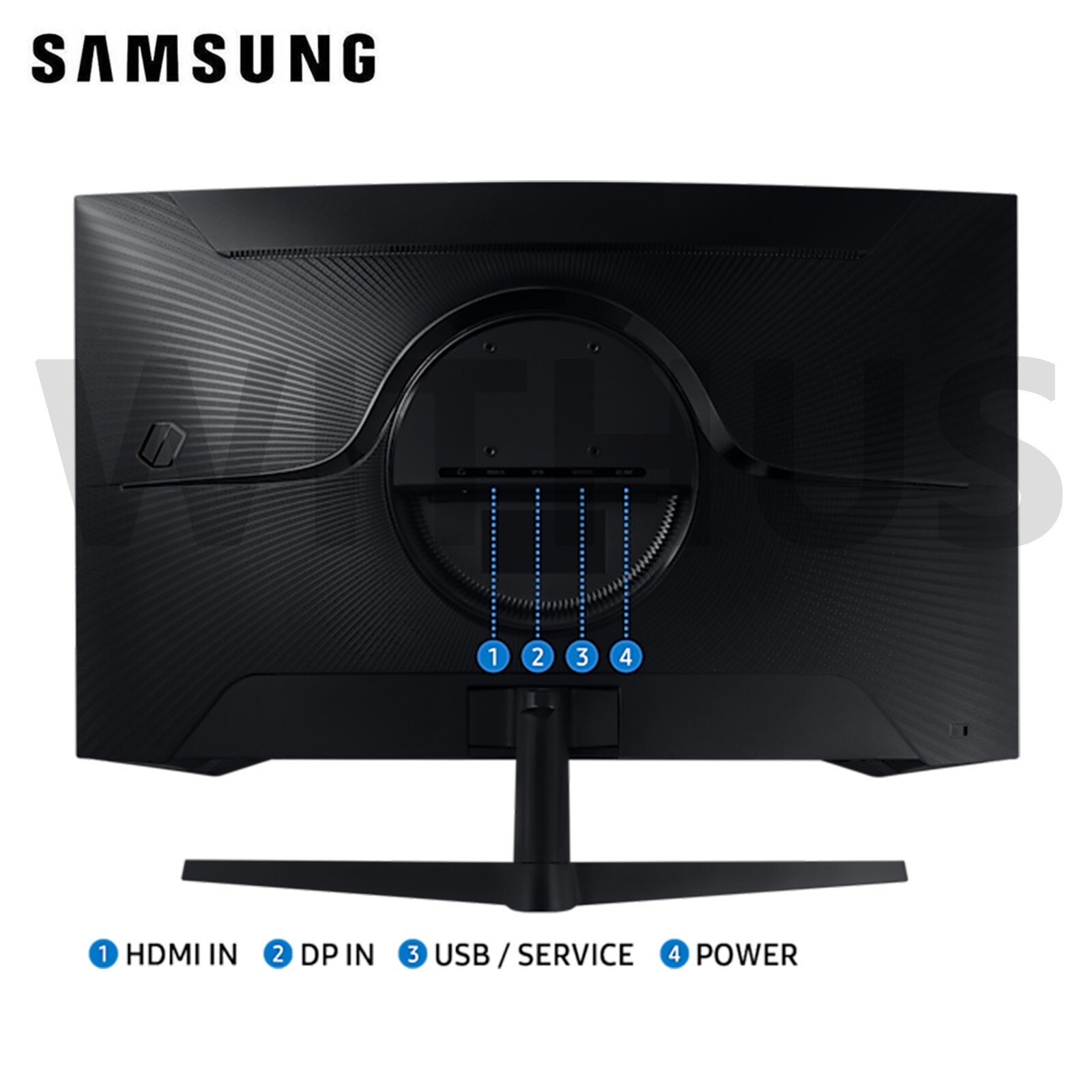 SAMSUNG Odyssey G5 G55C S32CG554 32″ Gaming Curved Monitor 1000R QHD 165Hz 1ms