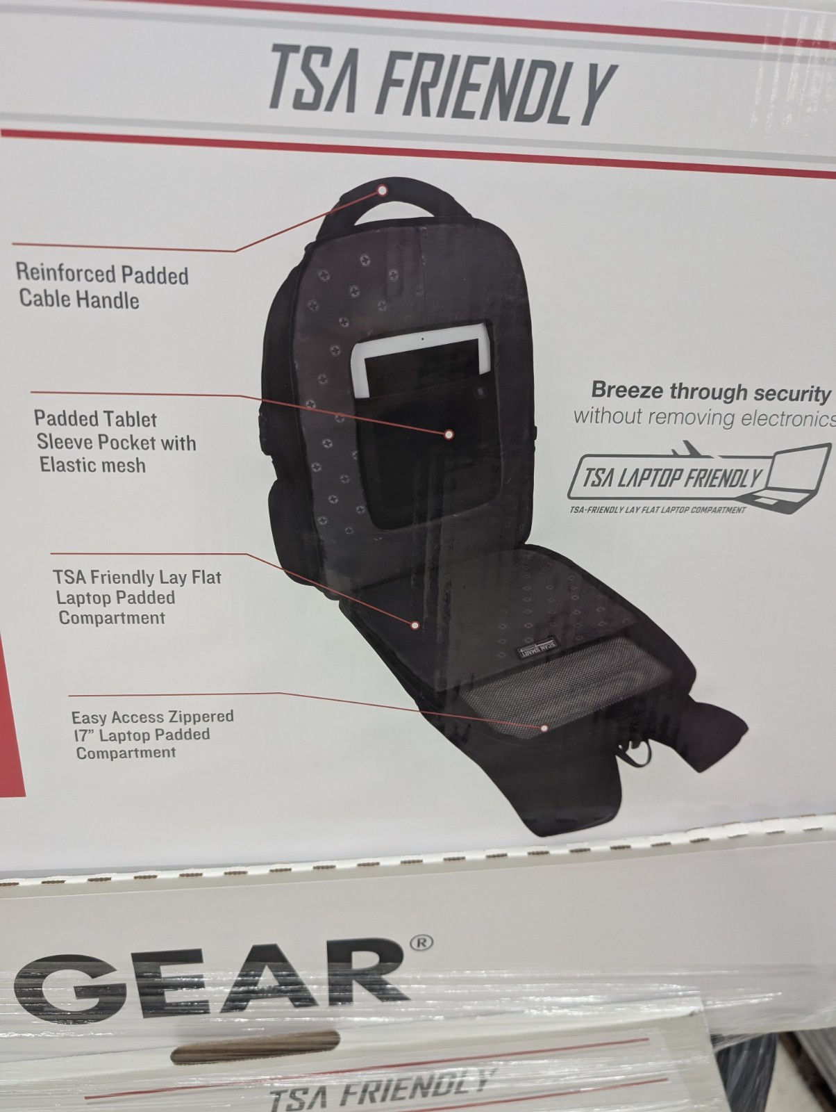 Swiss Gear 3760 ScanSmart TSA Laptop Friendly All-in-One Backpack, Black