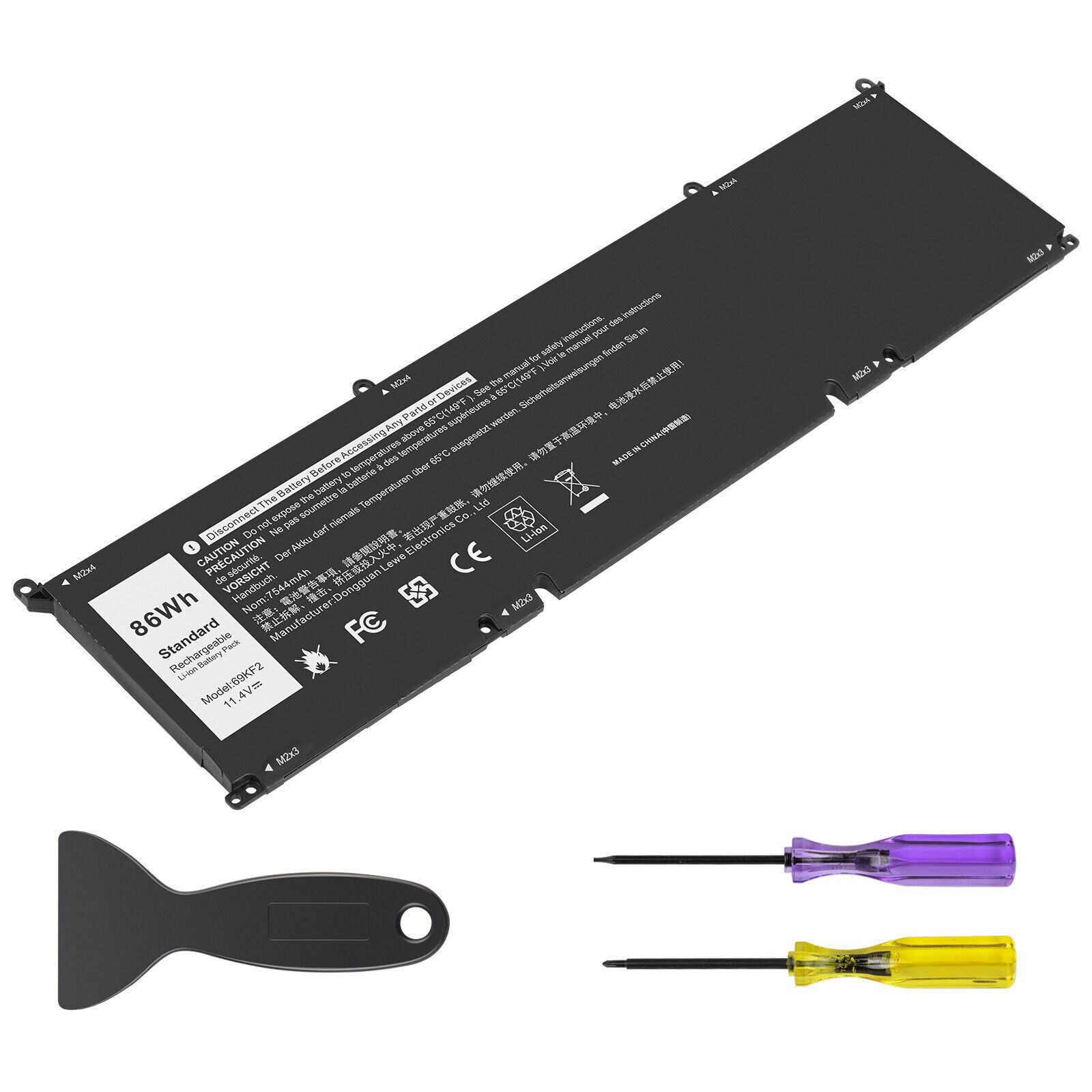 ✅LOT 86Wh 69KF2 Battery For Dell Alienware M15 M17 R3 XPS 15 9500 8FCTC 70N2F