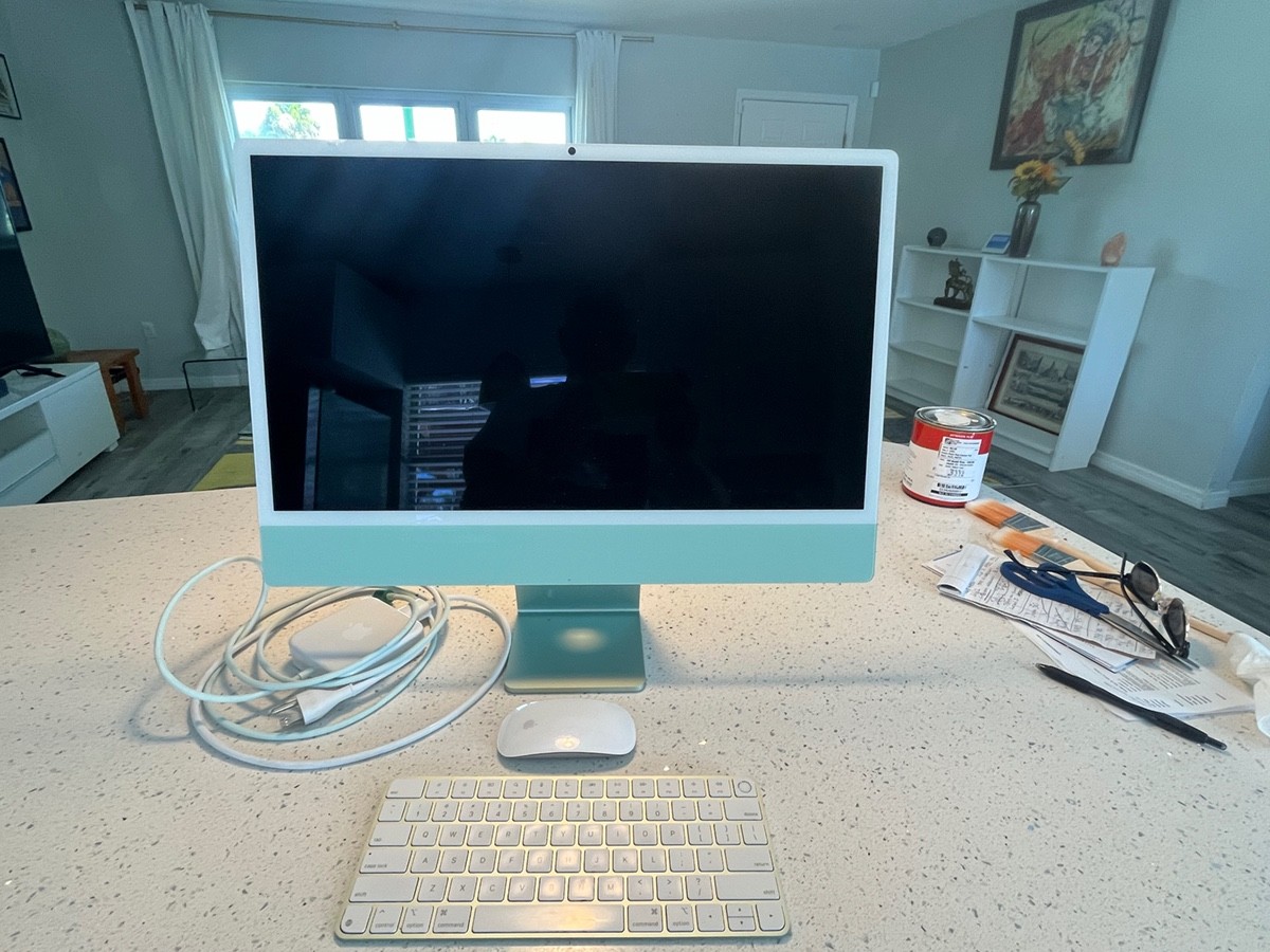 apple imac 24inch 2024 version 16 gb mem