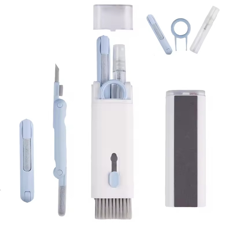 7 in 1 Keyboard Cleaning Kit Screen Brush Earphone Cleaner Dust Tool Laptop