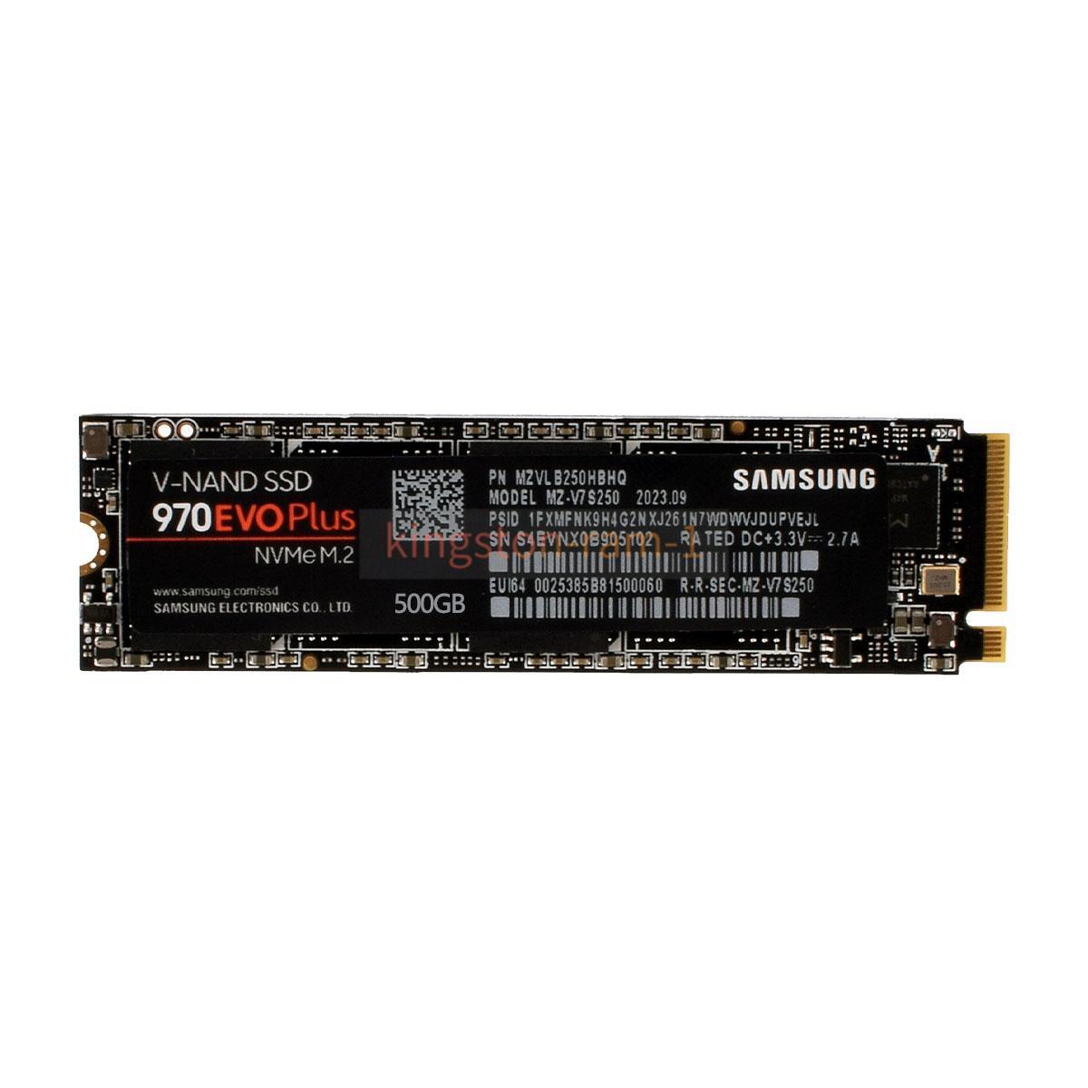 Samsung SSD 970 EVO Plus 1TB 2TB 500GB 250GB PCIe M2 NVMe 3500MB/s for Laptop