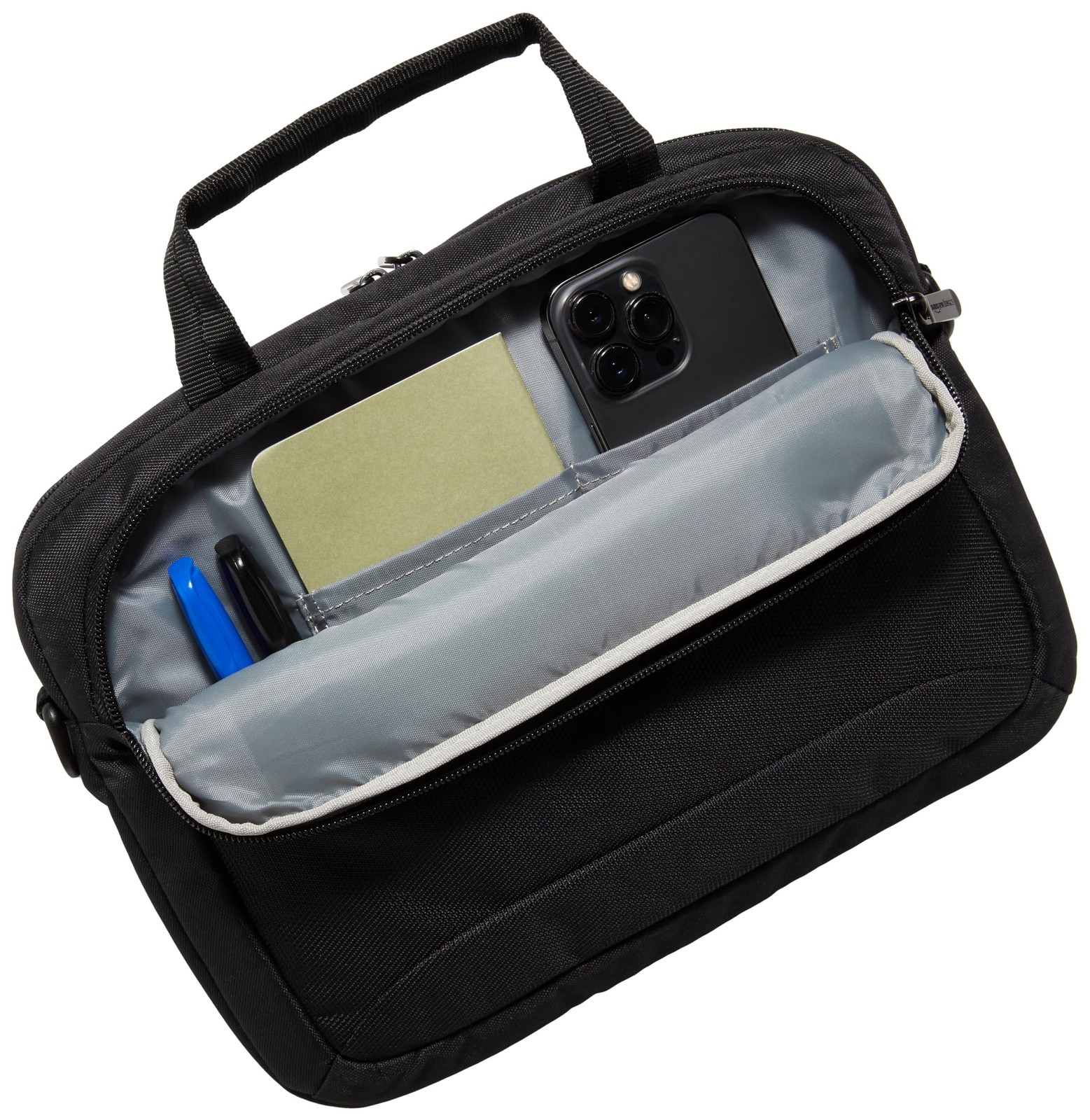 Amazon Basics 11.6 inch Laptop Bag with Shoulder Strap and Inch, Black