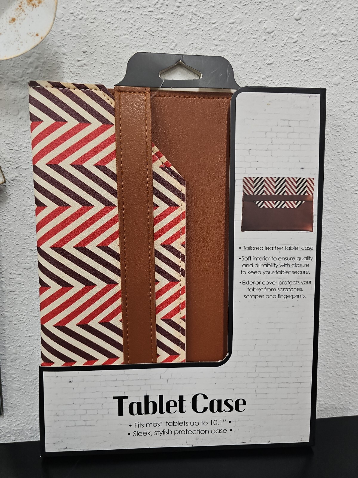 Brand New Tailored Tablet Notebook Leather Sleeve Carry Case Fits up to 10.1″