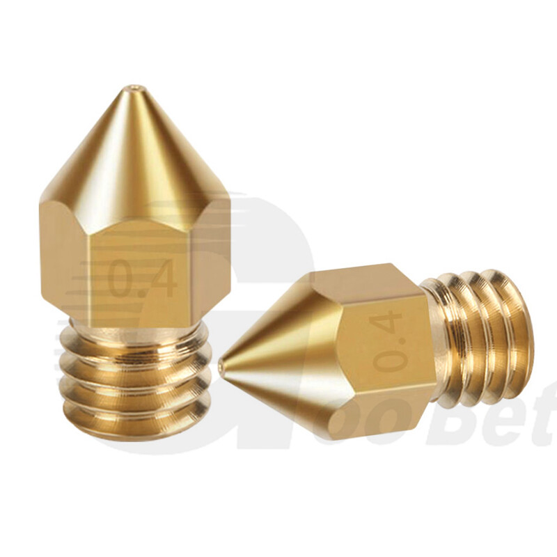 Brass 0.1mm to 1mm MK8 Extruder Nozzle M6 3D Printer CR-10 Ender Anet 1.75mm 3mm