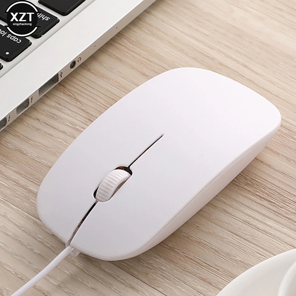 Slim White 2.4GHz Optical Wireless Mouse