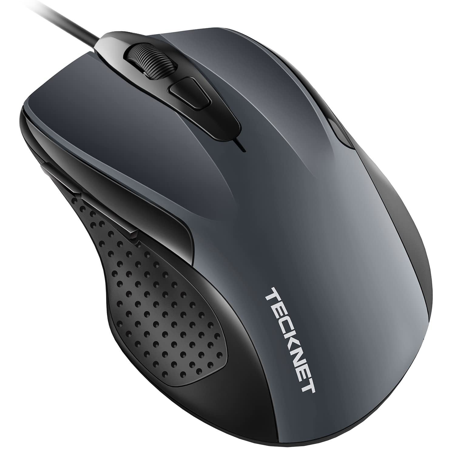 USB Wired Mouse, 6-Button Corded Computer Mouse with 4 Adjustable DPI, Optica…