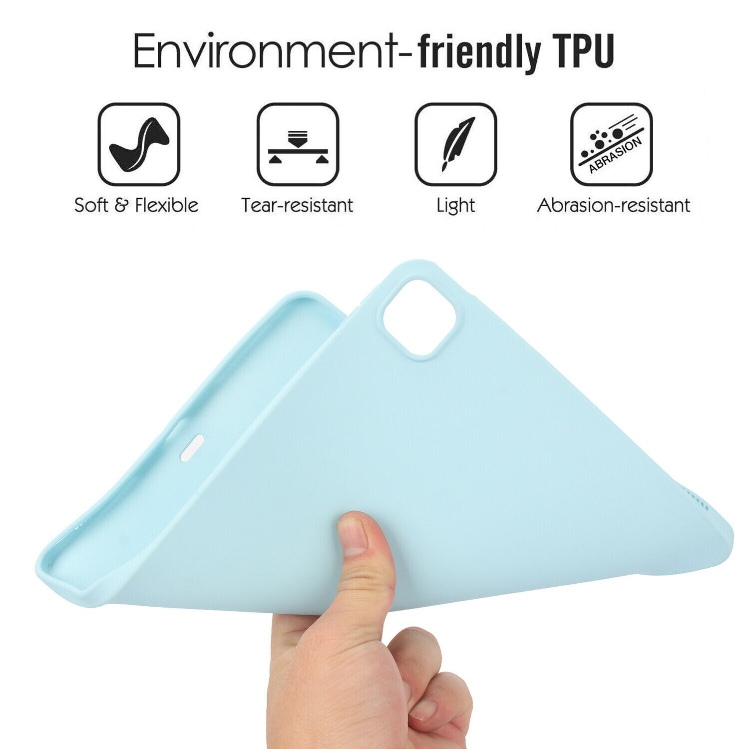 Slim Silicone Back Case Cover For iPad 5th/6th/7th/8th/9th/10th Generation Mini