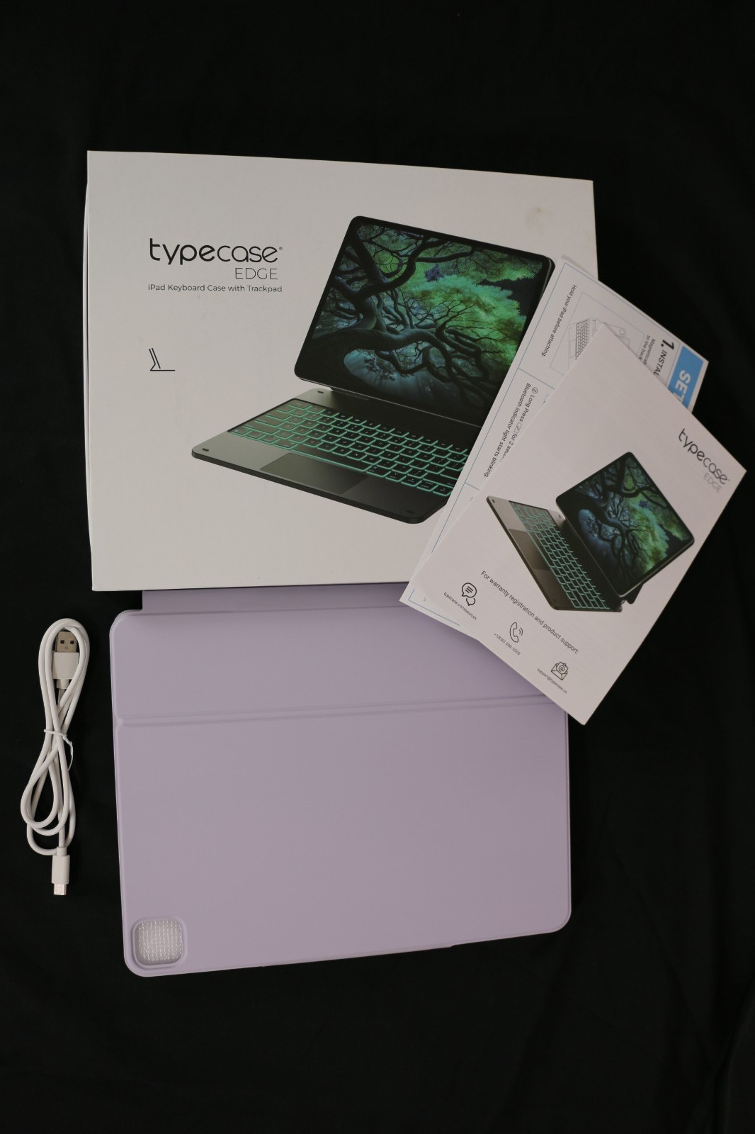 TypeCase Edge iPad Pro 13″ M5/M4 Keyboard Case Trackpad KB206-130P New Open Box