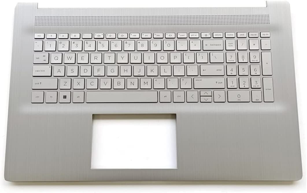 New Genuine HP 17-CN 17-CP 17S-CU 17-CN0273S Silver Palmrest Keyboard M50458-001