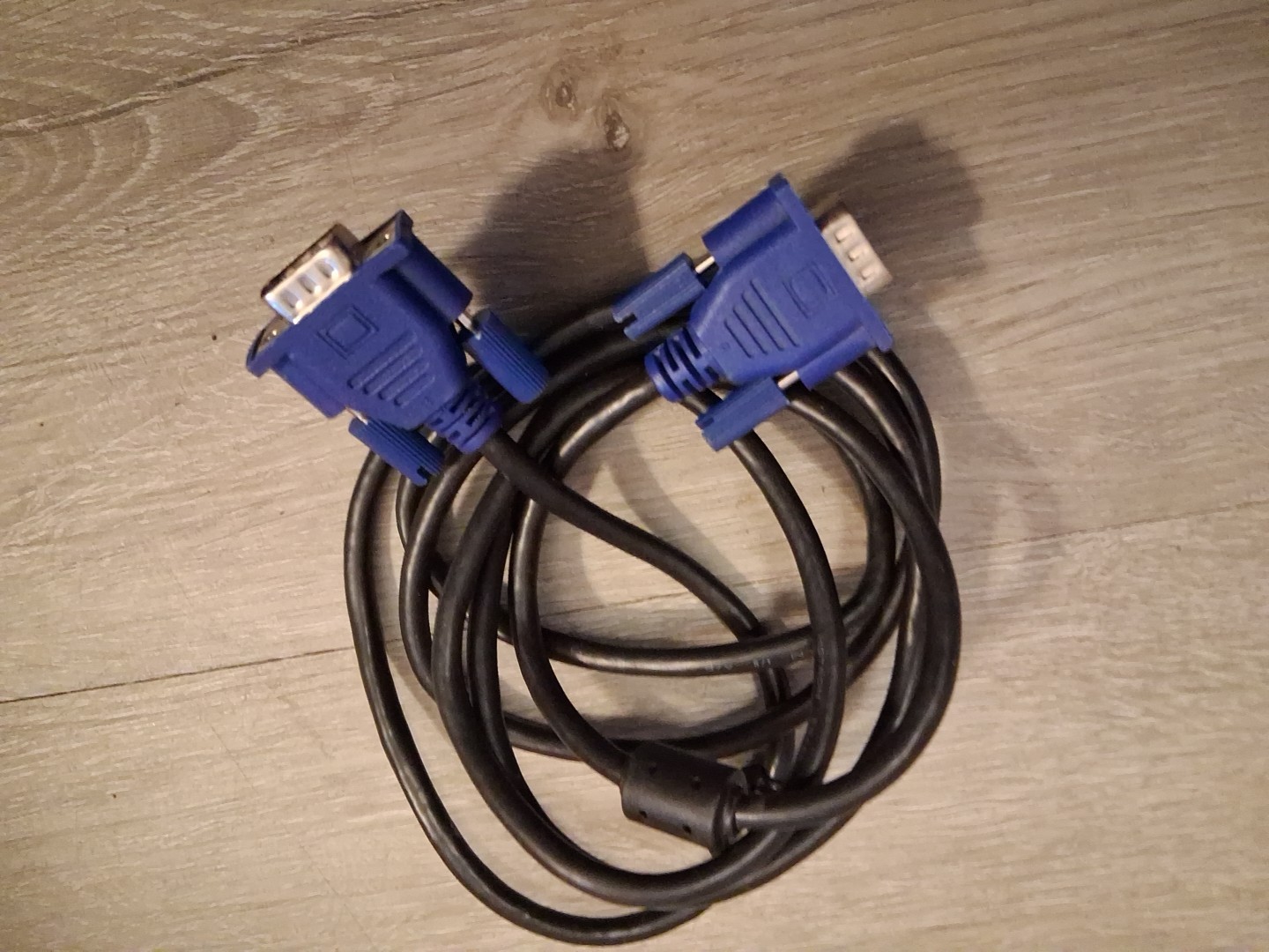 SVGA 5ft 15pins Super VGA Monitor Male Cable Black Cord for PC or TV