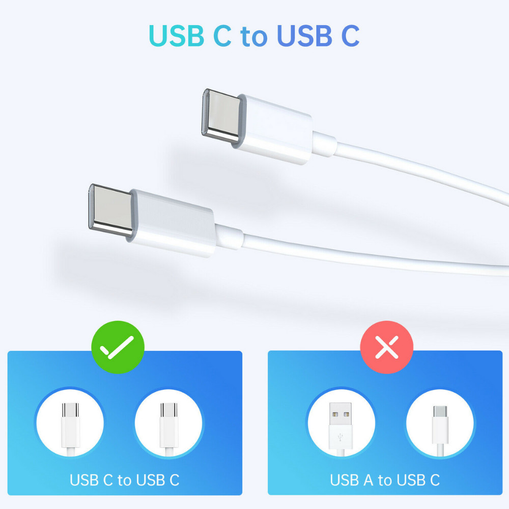 Universal Fast Charger 20W PD USB Type C Cable For Apple iPad iPhone Samsung Lot