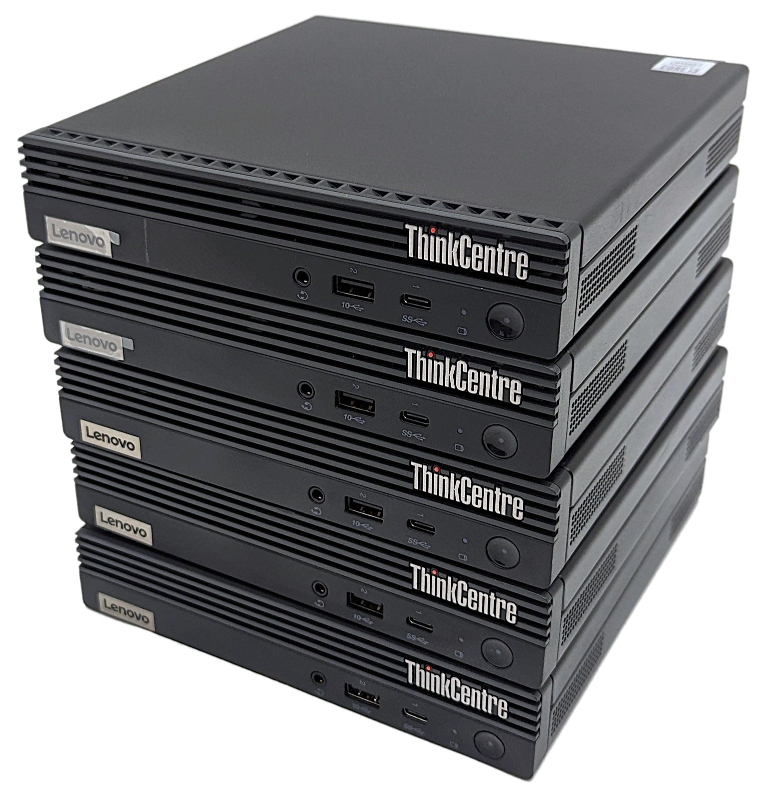 Lot of 5 Lenovo ThinkCentre M60e Tiny Desktop PC Intel i3-1005G1 1.20GHz 8GB RAM