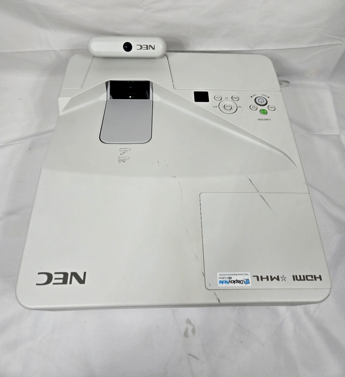 NEC NP-UM351W LCD Ultra Short Throw Projector 3500 Lumen 2581 Lamp Hours
