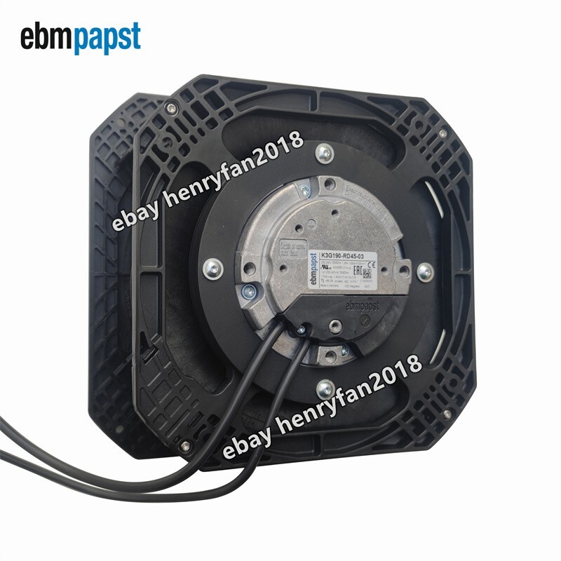 Ebmpapst K3G190-RD45-03 EC Centrifugal Fan 230VAC 1.35A 169W 190mm Cooling Fan