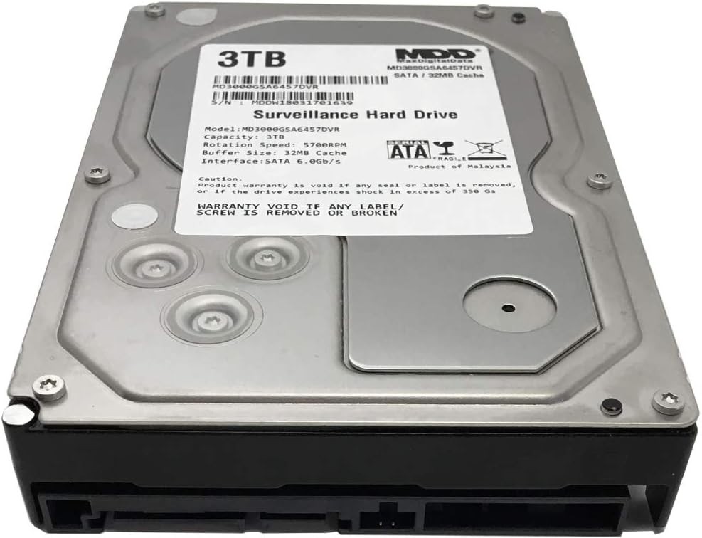 Energy-Efficient 3TB Internal Surveillance HDD