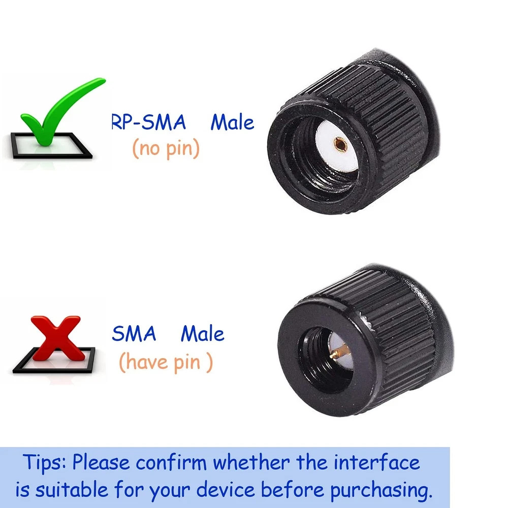 Bingfu Dual Band Wifi 2.4Ghz 5Ghz 5.8Ghz 3Dbi Mimo Rp-sma Male Antenna
