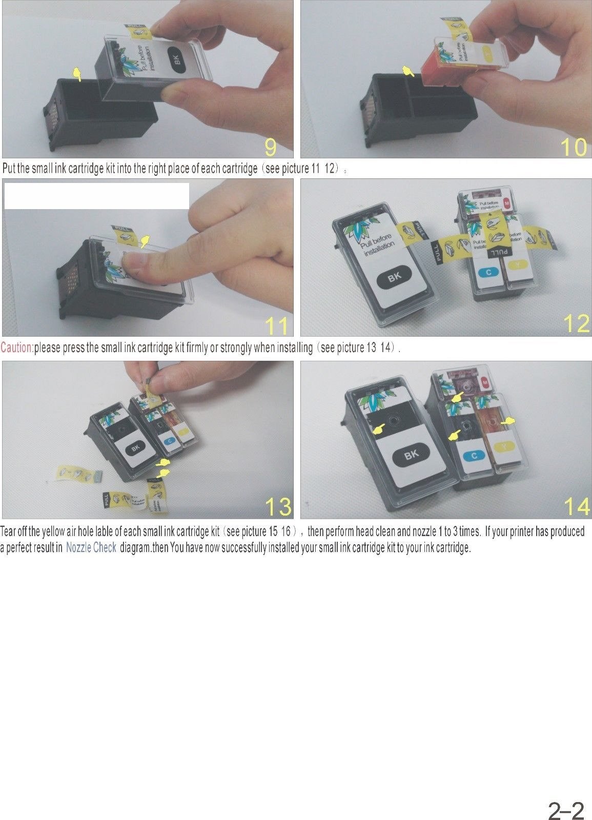 Empty Refill kit For Canon PG-260XL CL-261XL Ink Cartridge PIXMA TS5320