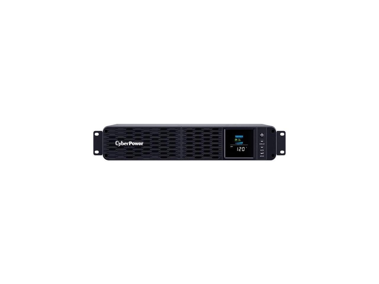 CyberPower CP1500PFCRM2U PFC Sinewave UPS Systems – 1500VA/1000W, 120 VAC, NEMA