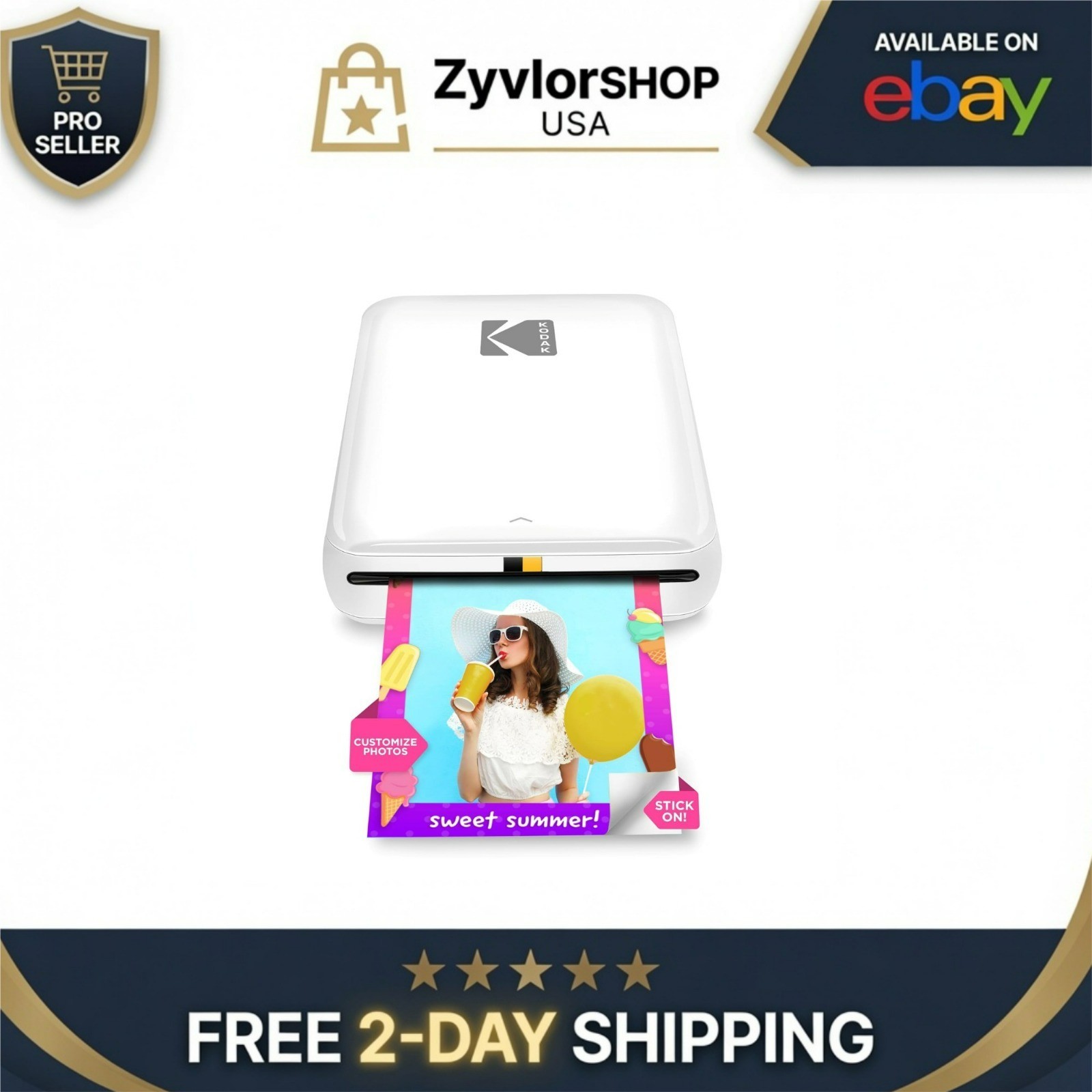 KODAK Step Instant Smartphone Photo Printer – Portable Mini Color Printer