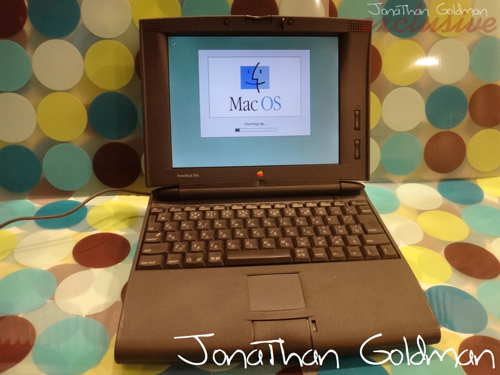 Apple Macintosh PowerBook 550c 68040 36MB RAM 160MB HD Mac OS 8.1 Vintage RARE