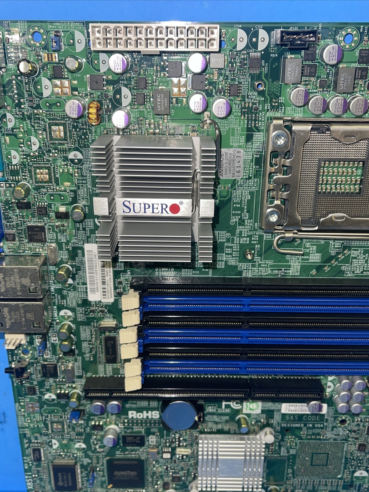 Super Micro Computer X8STi, LGA 1366/Socket B, Intel Motherboard