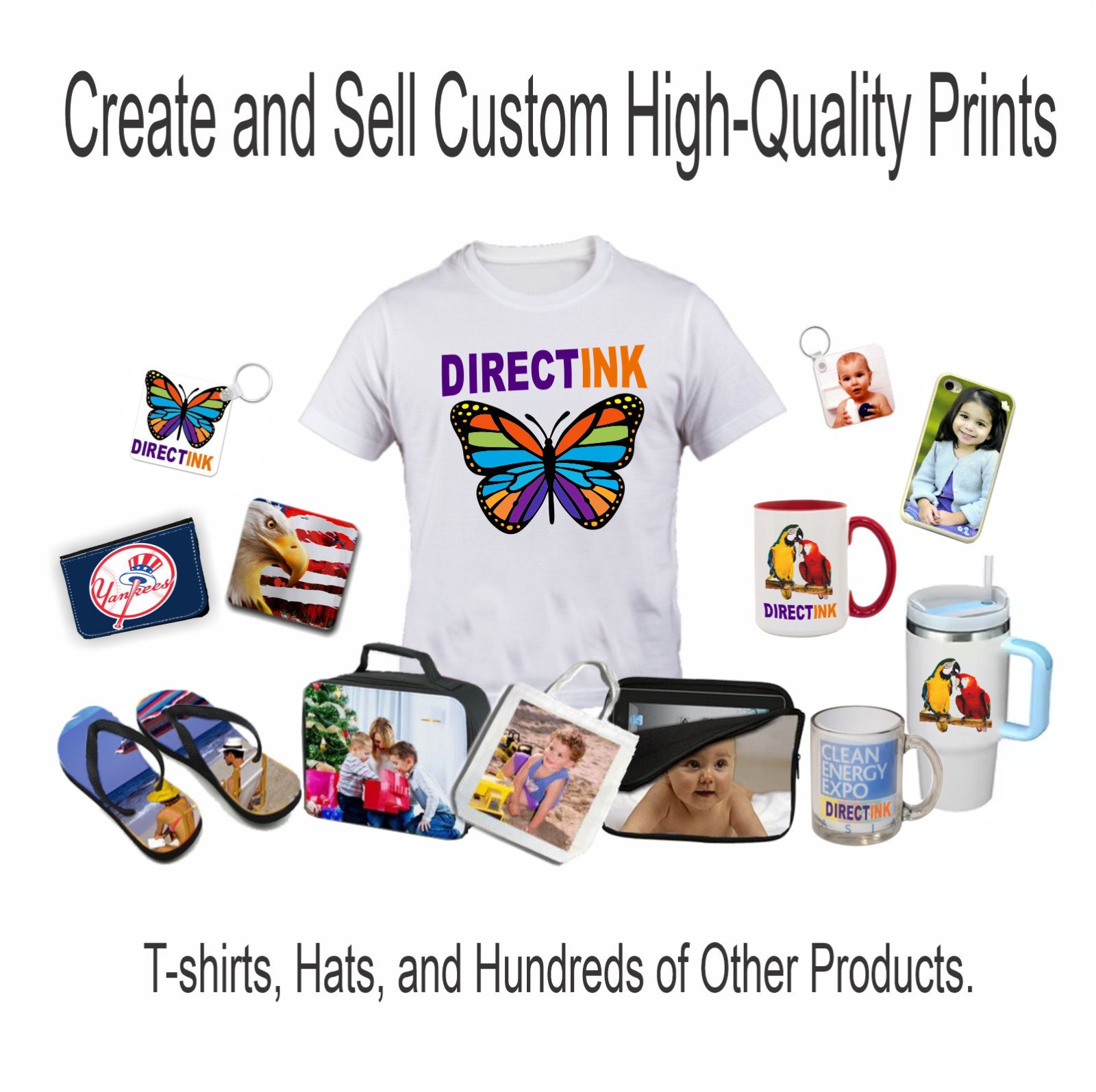 Epson Printer with Sublimation ink Plus 5 in 1 Heat Press Complete Bundle,,