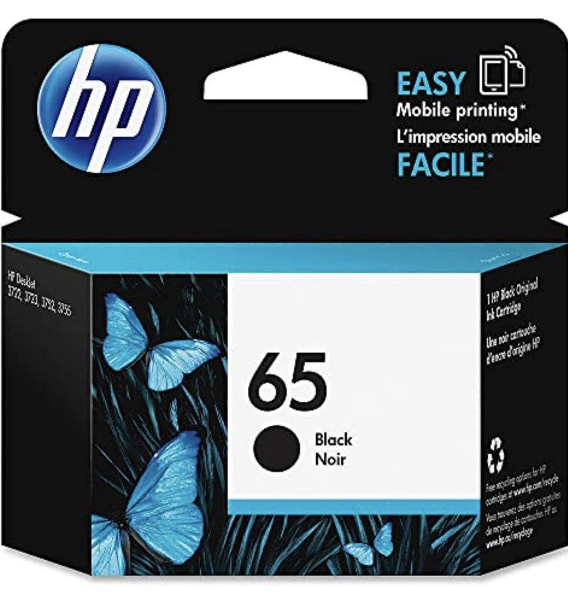 Genuine hp 65 Black Ink Cartridge Deskjet EXP May 2027