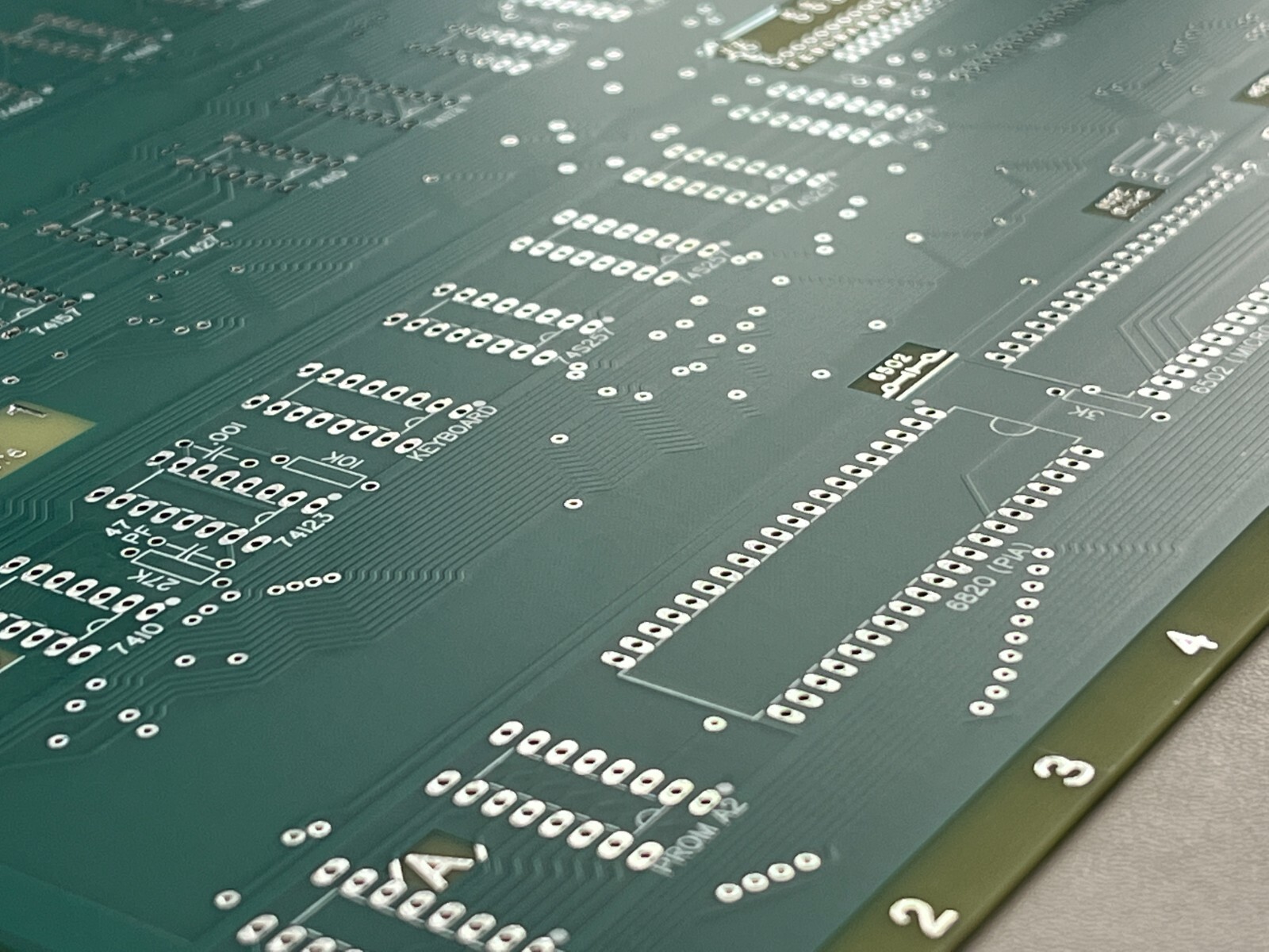 Apple 1 PCB Replica Motherboard | Hard Gold Plated Fingers / Incl. All Manuals
