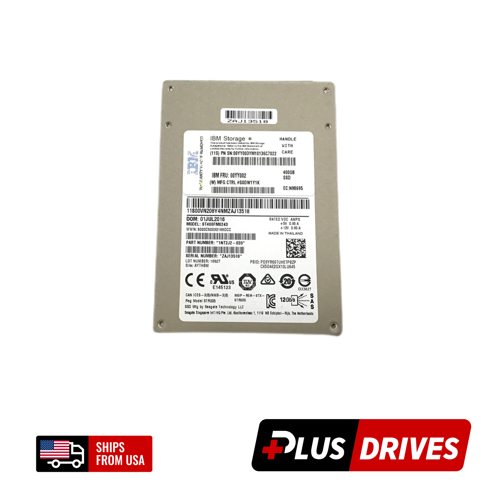 400GB SAS SSD Seagate 2.5″ Nytro 1200.2 Server SSD Drive 12Gbps eMLC 10DWPD