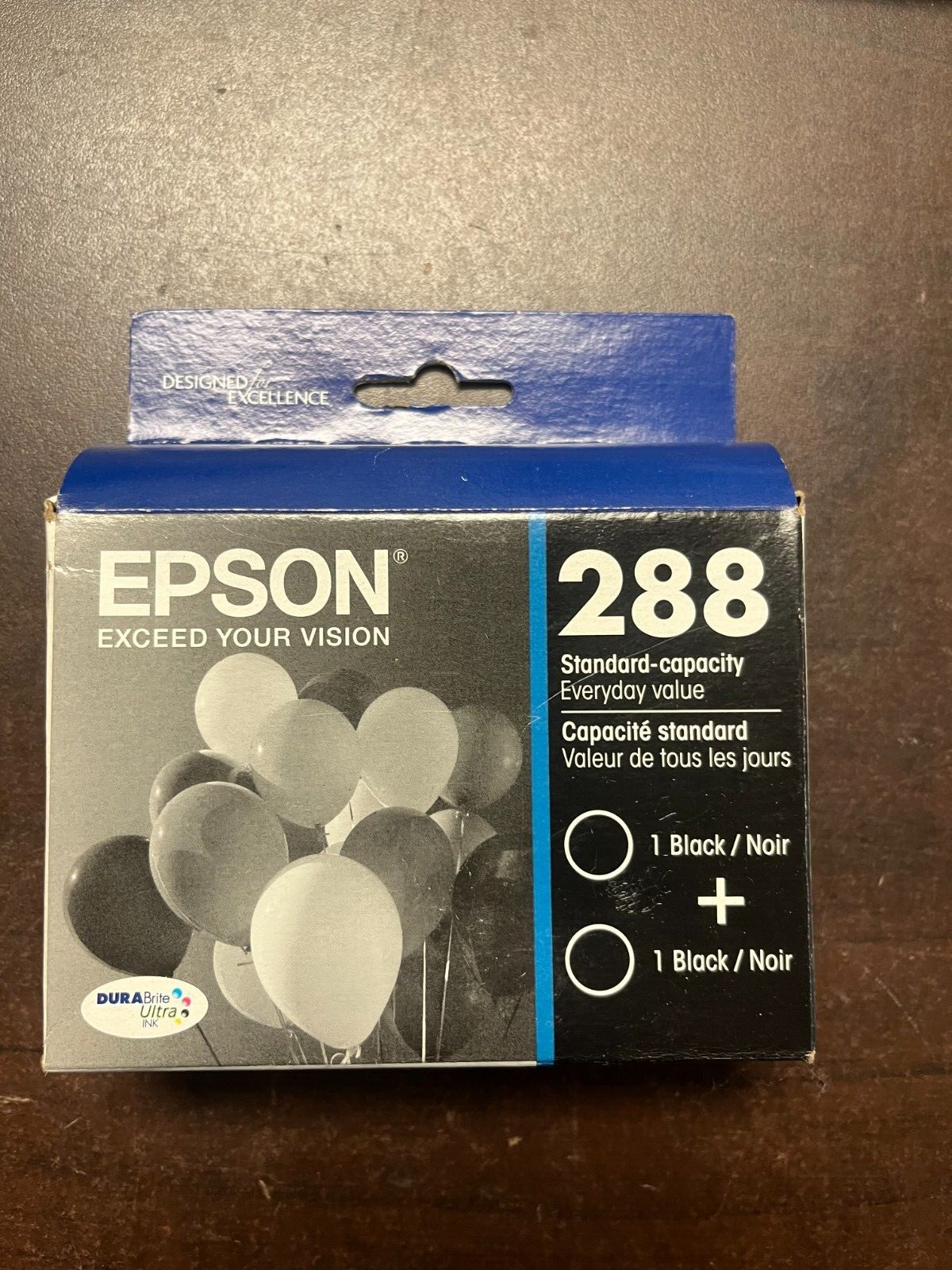 Twin Pack – Epson T288 Black Standard Yield Ink Cartridge T288120-02 12-2022
