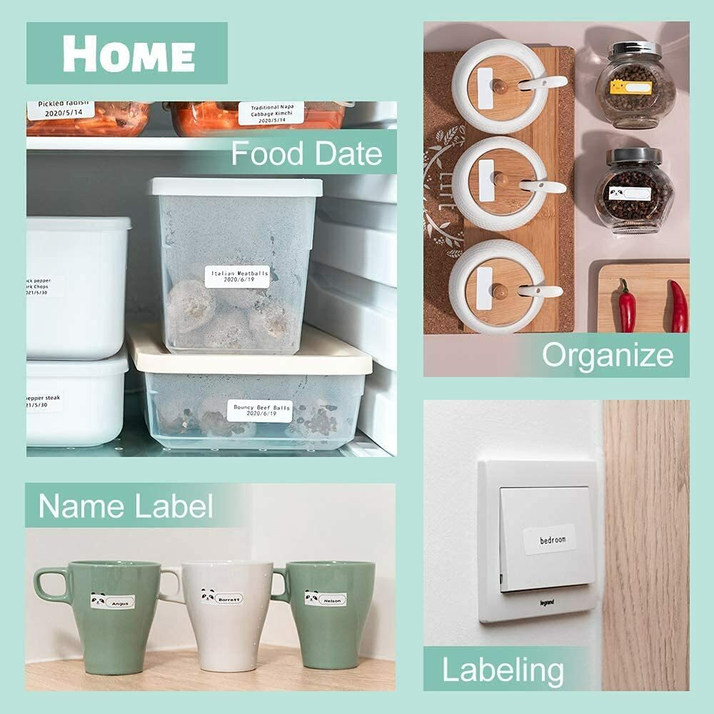 Phomemo D30 Mini Label Maker with Tape Easy-to-Use Thermal Sticker Paper Printer