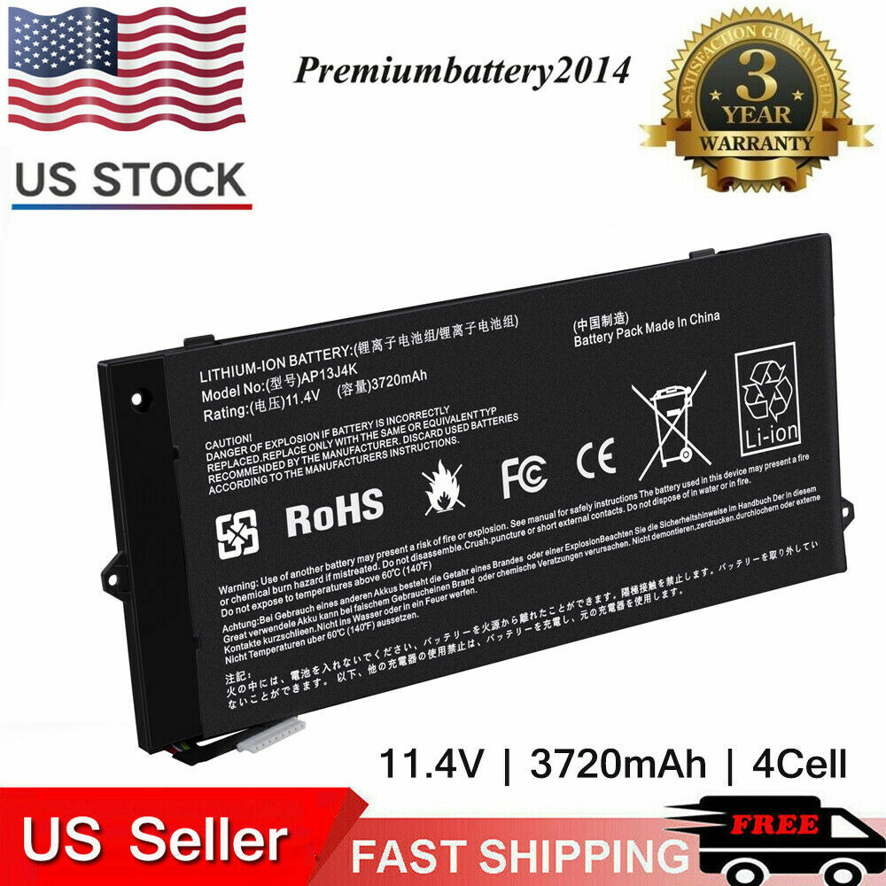 AP13J4K AP13J3K Battery for Acer Chromebook C720 C720P C740 KT.00304.001 4Cells