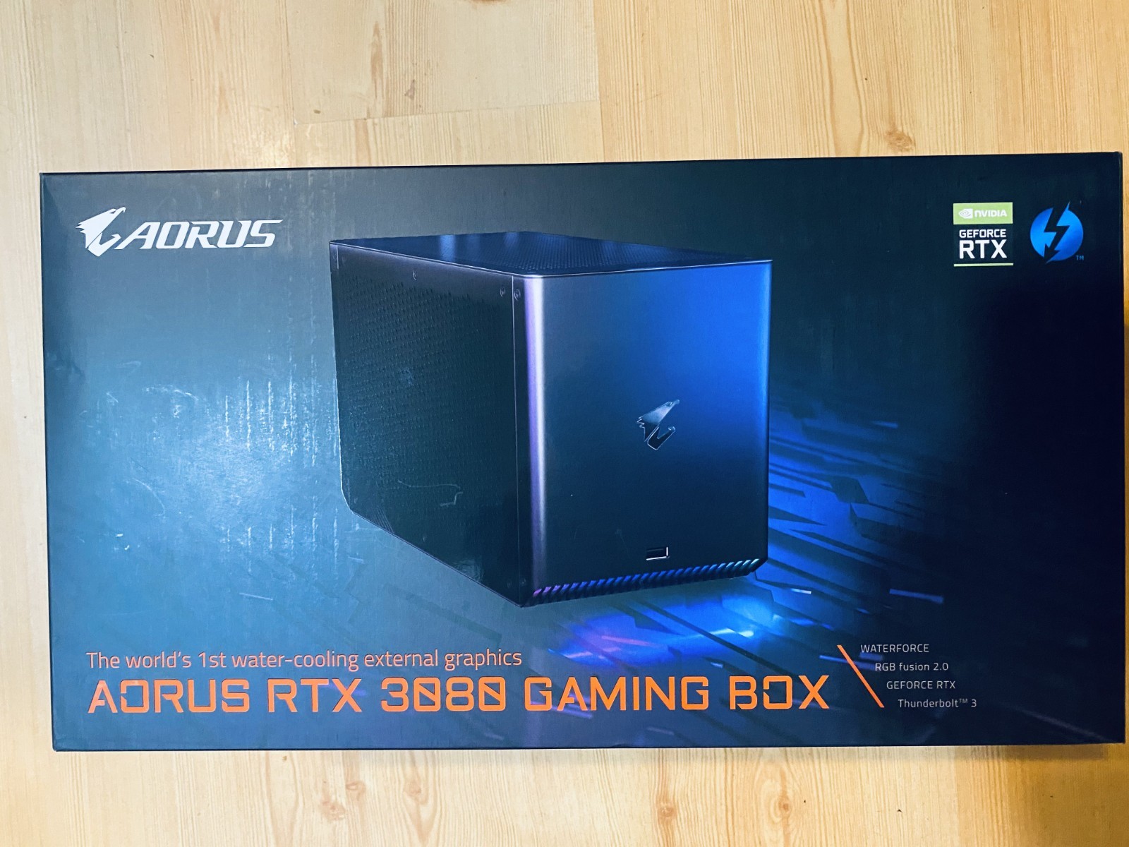 Gigabyte AORUS RTX 3080 Gaming Box 10GB Water-Cooled External Graphics Card eGPU