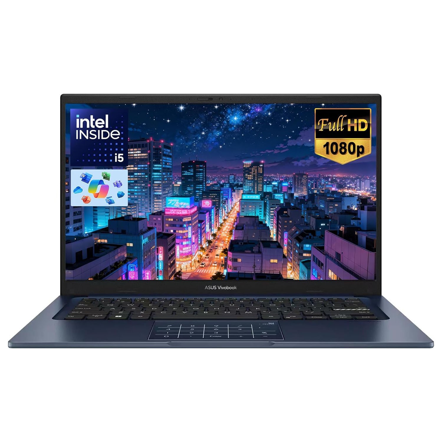 ASUS Vivobook 14″ FHD Laptop Intel 10-Core i5-1334U 12GB RAM 256GB SSD Windows11