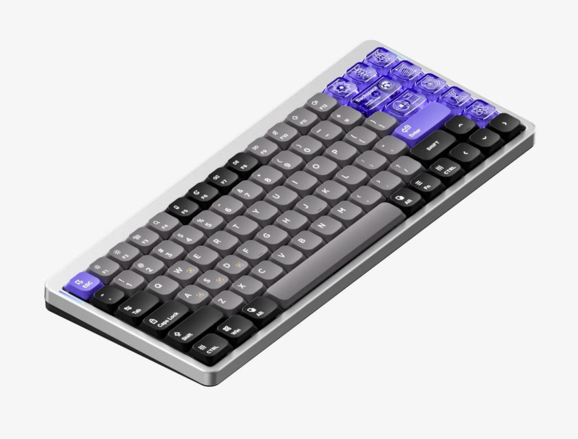 KEYCAPS ONLY NuPhy Air75 HE KEYCAPS ONLY Black Gray Purple White Keycaps
